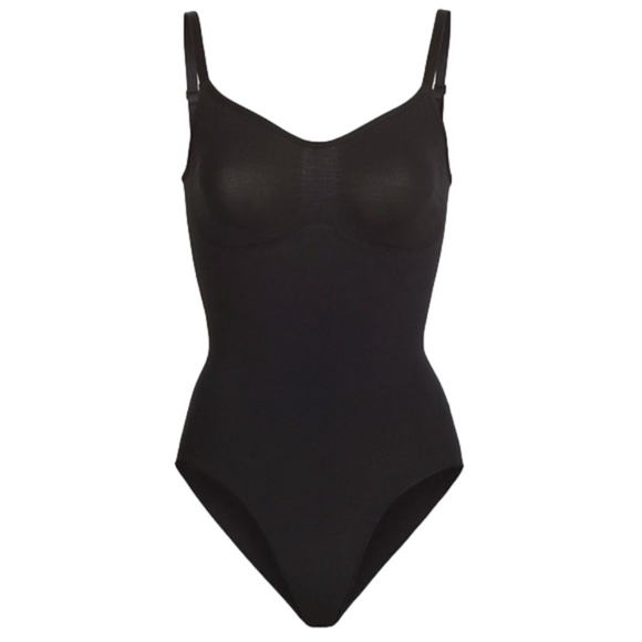 Skims L/XL sculpting thong bodysuit onyx black - Picture 4 of 6